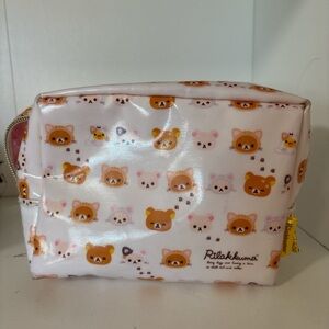 Adorable Bear Print Cosmetic Pouch